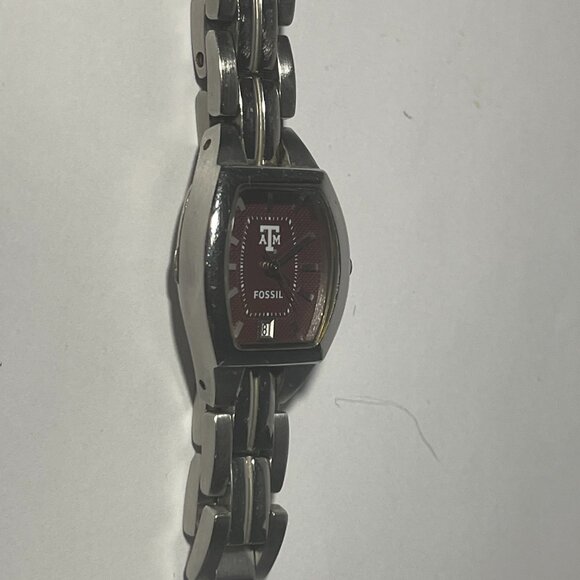Texas A&M Aggies NCAA Stainless-Steel Bracelet Watch by Fossil - Picture 1 of 6